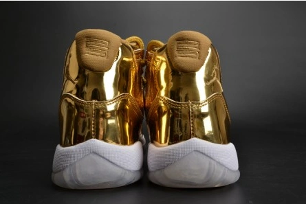 Refined AIR JORDAN 11 RETRO P1NNACLE GOLD womens 378038-103 711