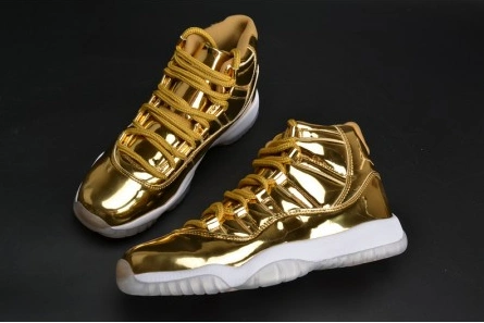 Refined AIR JORDAN 11 RETRO P1NNACLE GOLD womens 378038-103 711