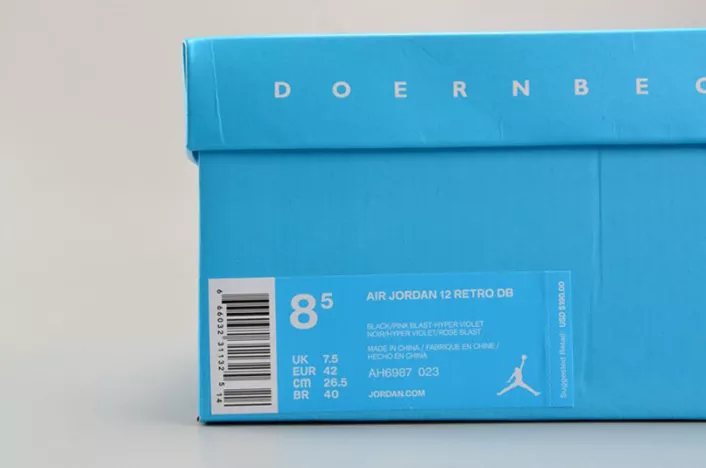 AIR JORDAN 12 RETRO DB "DOERNBECHER" black mens AH6987-023 UrbanStyle 785