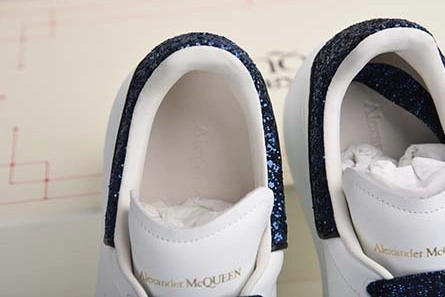 Breathable ALEXANDER MCQUEEN SOLE SNEAKERS -462214-WHGP7-9374 BLUE SEQUINS 2125
