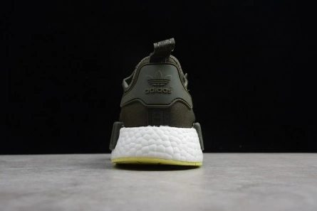 Timeless Adidas  Mens NMD R1 Running shoes khaki green CQ2414 1814