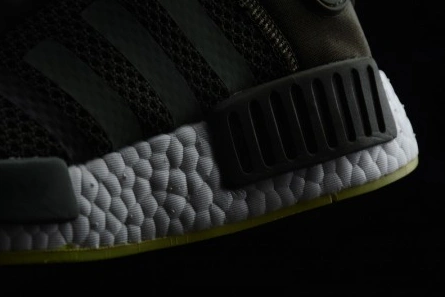 Timeless Adidas  Mens NMD R1 Running shoes khaki green CQ2414 1814