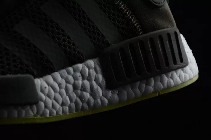 Timeless Adidas  Mens NMD R1 Running shoes khaki green CQ2414 1814