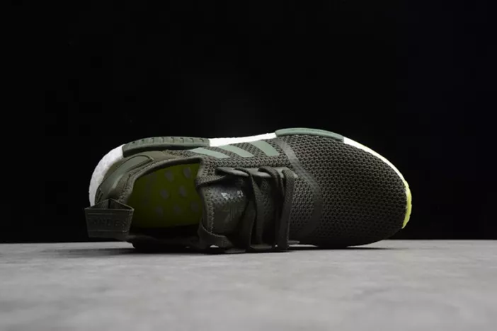Timeless Adidas  Mens NMD R1 Running shoes khaki green CQ2414 1814