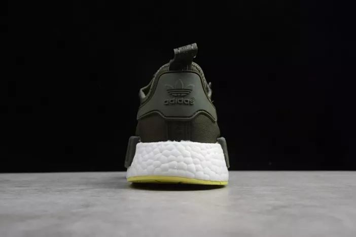 Timeless Adidas  Mens NMD R1 Running shoes khaki green CQ2414 1814