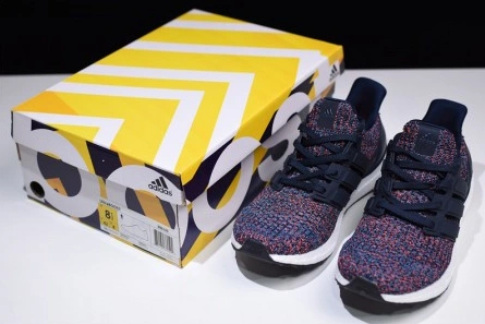 Comfortable Adidas  ULTRA BOOST 4.0 Running Shoes Navy Multi  BB6165 1929