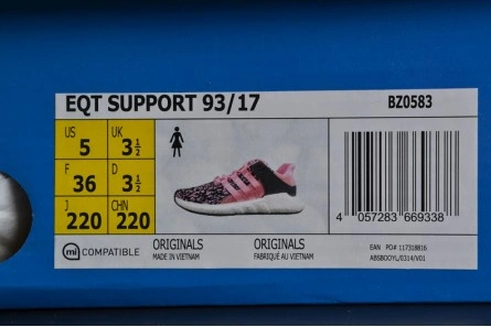 Adidas EQT SUPPORT 93 17 Rosa Equipment Primeknit Sneakers Originals  WOMENS  BZ0583 Affordable 1888