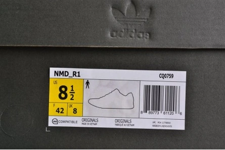 EasyMatch Adidas NMD R1 Core Black Grey White Two Reflective  MENS CQ0759 1833