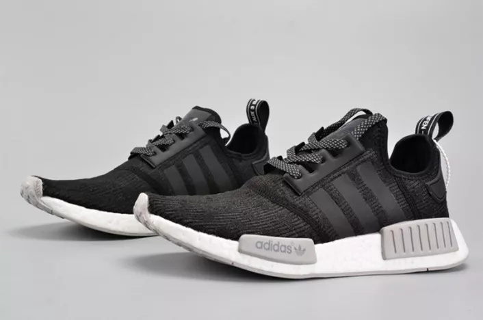 EasyMatch Adidas NMD R1 Core Black Grey White Two Reflective  MENS CQ0759 1833