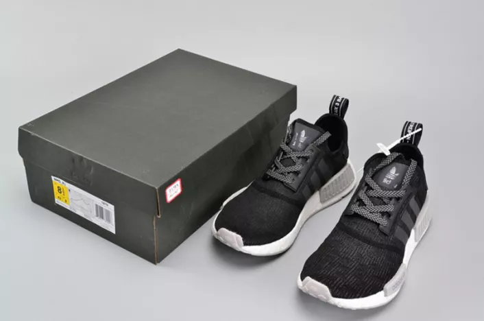 EasyMatch Adidas NMD R1 Core Black Grey White Two Reflective  MENS CQ0759 1833