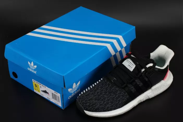 Adidas Originals EQT Support 93 17 Boost Core Black Turbo BB1234 Breathable 1892