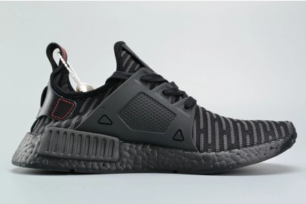 Adidas Originals NMD XR1 PK Primeknit Triple Black Core Black Red MENS  BA7214 Lightweight 1850