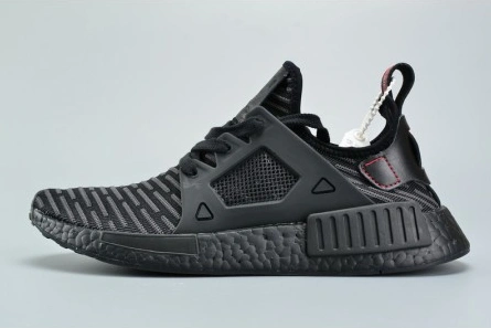 Adidas Originals NMD XR1 PK Primeknit Triple Black Core Black Red MENS  BA7214 Lightweight 1850
