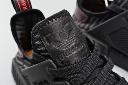 Adidas Originals NMD XR1 PK Primeknit Triple Black Core Black Red MENS  BA7214 Lightweight 1850