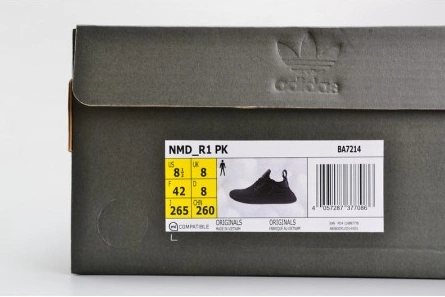 Adidas Originals NMD XR1 PK Primeknit Triple Black Core Black Red MENS  BA7214 Lightweight 1850