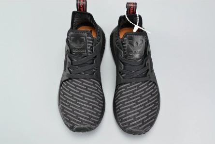 Adidas Originals NMD XR1 PK Primeknit Triple Black Core Black Red MENS  BA7214 Lightweight 1850