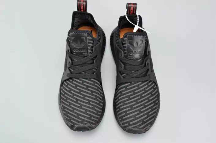 Adidas Originals NMD XR1 PK Primeknit Triple Black Core Black Red MENS  BA7214 Lightweight 1850