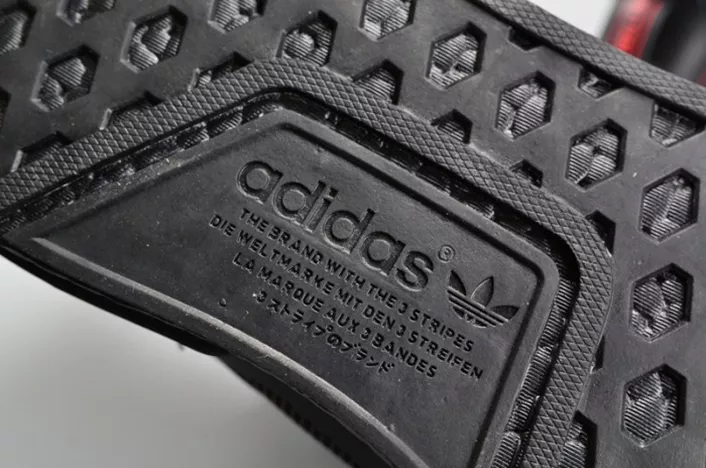 Adidas Originals NMD XR1 PK Primeknit Triple Black Core Black Red MENS  BA7214 Lightweight 1850