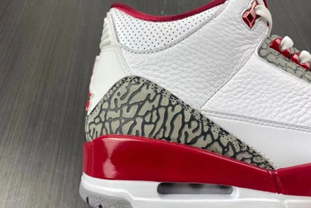 Soft 3597 Jordan 3 Retro Cardinal Red  CT8532- 401