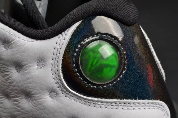 GoodFit 5985 Air Jordan 13 Retro “Barons Hologram” white grey mens 414571- 823
