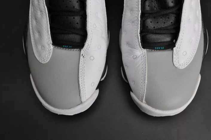 GoodFit 5985 Air Jordan 13 Retro “Barons Hologram” white grey mens 414571- 823