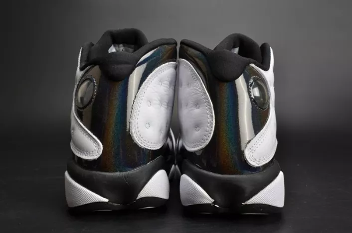 GoodFit 5985 Air Jordan 13 Retro “Barons Hologram” white grey mens 414571- 823