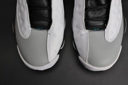 GoodFit 5985 Air Jordan 13 Retro “Barons Hologram” white grey mens 414571- 823