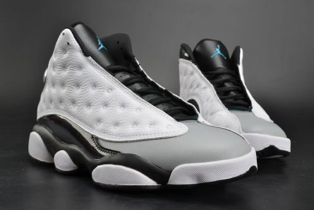 GoodFit 5985 Air Jordan 13 Retro “Barons Hologram” white grey mens 414571- 823