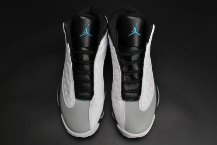 GoodFit 5985 Air Jordan 13 Retro “Barons Hologram” white grey mens 414571- 823