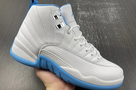 Trendy 7790 Jordan 12 Retro White University Blue (2004) (Women's)  308243- 746
