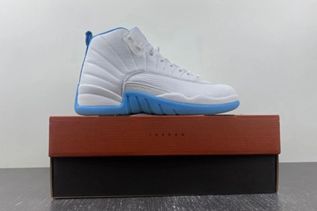 Trendy 7790 Jordan 12 Retro White University Blue (2004) (Women's)  308243- 746