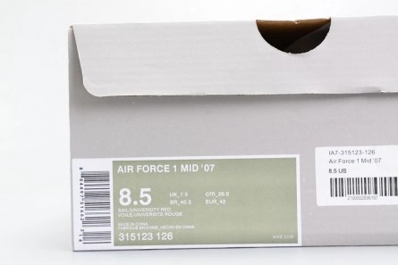 9030 Nike Air Force 1 Mid 07  Sneakers Shoes High Trainers White 315123- Comfortable 1200