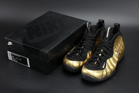 Refined Air Foamposite Pro "Metallic Gold" Black mens 624041-701 1546