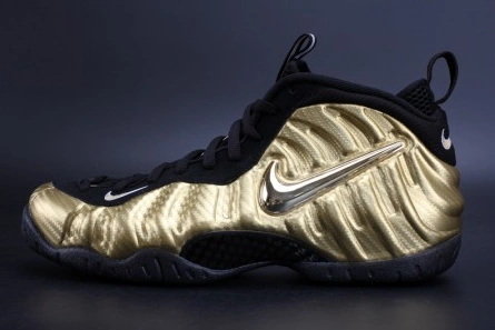 Refined Air Foamposite Pro "Metallic Gold" Black mens 624041-701 1546