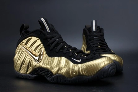 Refined Air Foamposite Pro "Metallic Gold" Black mens 624041-701 1546