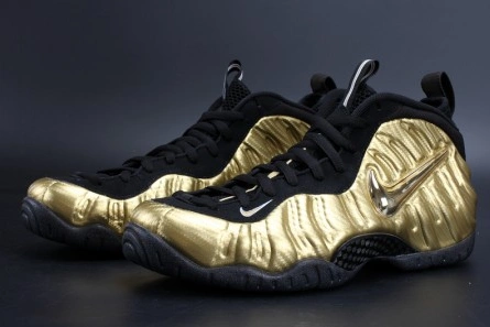 Refined Air Foamposite Pro "Metallic Gold" Black mens 624041-701 1546