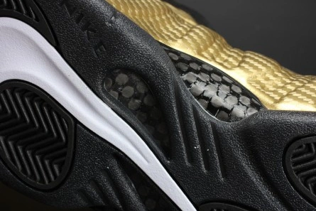 Refined Air Foamposite Pro "Metallic Gold" Black mens 624041-701 1546