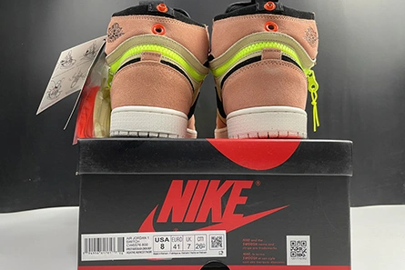 Air Jordan 1 High Switch Peach CW6576-800 Refined 200