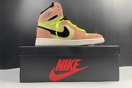 Air Jordan 1 High Switch Peach CW6576-800 Refined 200