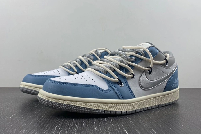 Air Jordan 1 Low 553558-053 Breathable 8091