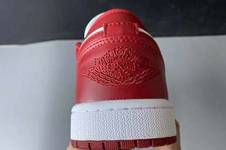 Bright Air Jordan 1 Low GYM RED GYM RED-WHITE 553558-611 231