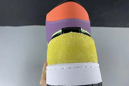 Elegant Air Jordan 1 Mid “Multicolor” CW1140 100 224
