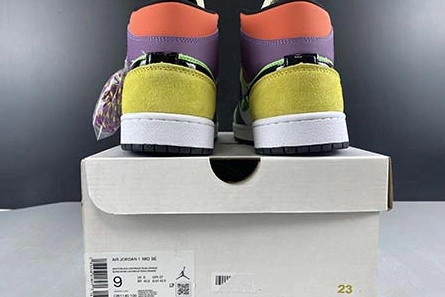 Elegant Air Jordan 1 Mid “Multicolor” CW1140 100 224