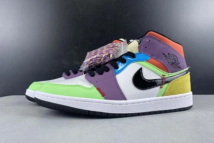 Air Jordan 1 Mid “Multicolor” CW1140 100 DailyWear 7117
