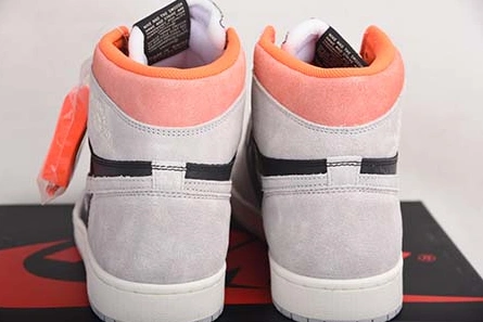 HighQuality Air Jordan 1 Retro High OG 'Grey Crimson' - Air Jordan - 555088-018 342