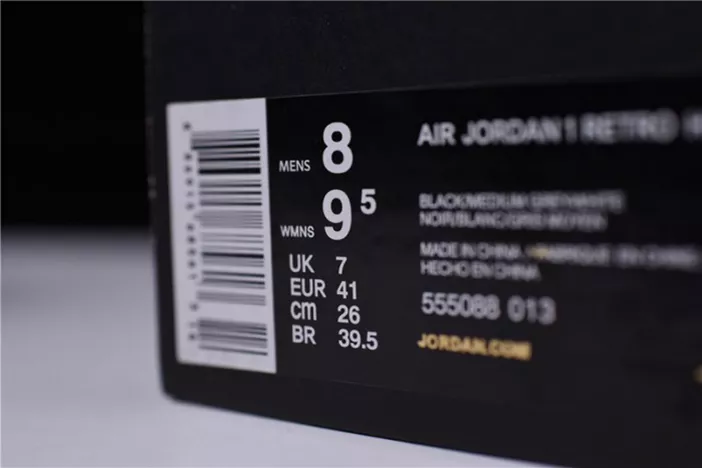 Air Jordan 1 Retro High OG Shadow Black Grey 555088-013 StreetReady 289