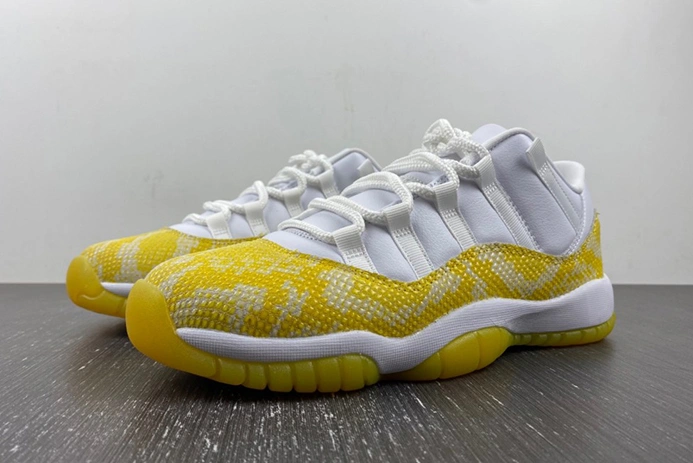 EasyMatch Air Jordan 11 Low “Yellow Snakeskin” AH7860-107 678