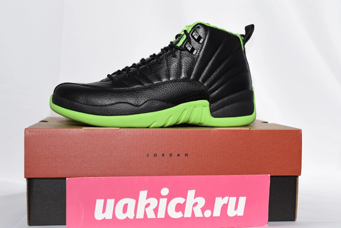 Air Jordan 12 Retro BLACK GREEN Refined 753