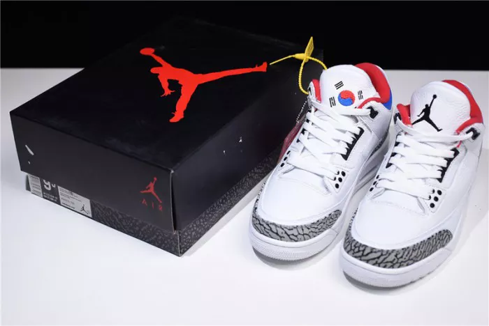 Bold Air Jordan 3 Retro Seoul Korea AV8370-100 423