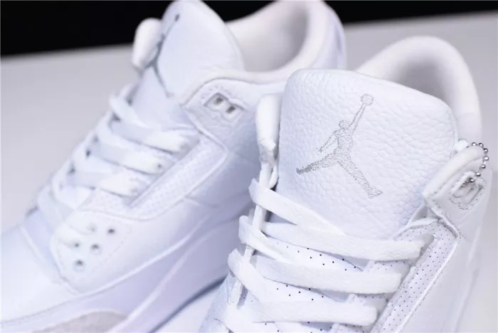 EyeCatching Air Jordan 3 Retro Triple White 136064-111 428